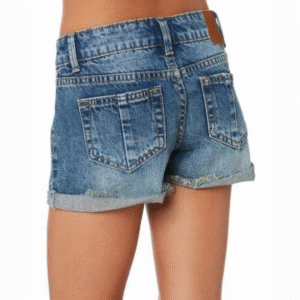 Dark Blue Short Denim Jeans – Classic & Trendy
