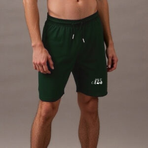 Men’s Light Blue Athletic Shorts with Zipper Pockets