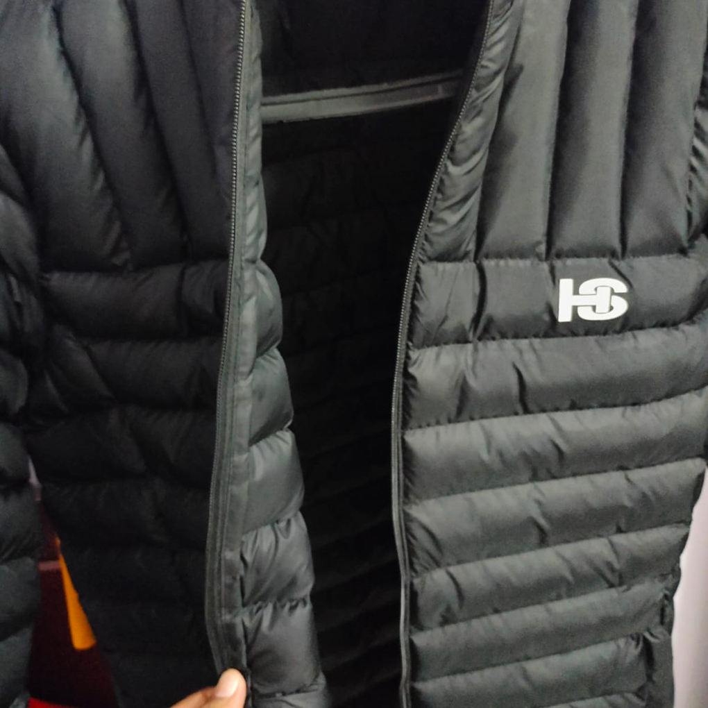 Men’s Black Quilted Puffer Jacket – Lightweight Winter Wear for Casual & Outdoor Style - Image 3